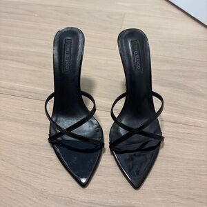 Tony Bianco Black Patent Heel